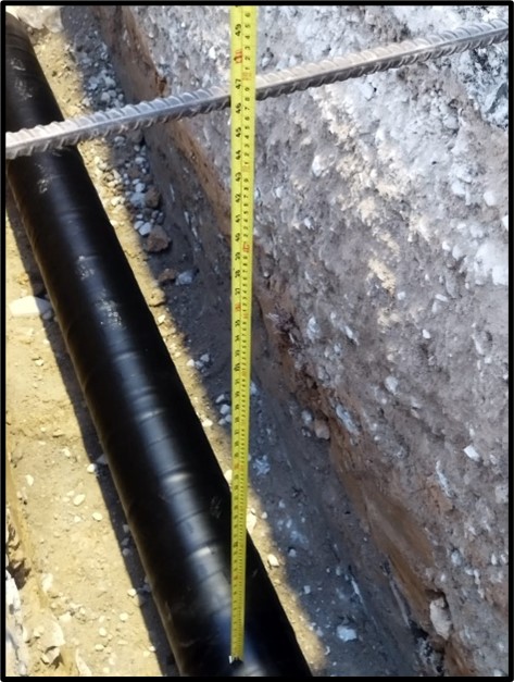 Pipe with Stoppaq Wrapping